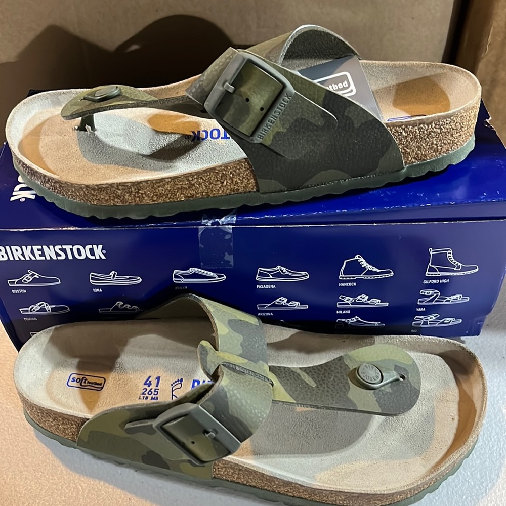 Birkenstock Medina Desert soil camo green asst pc